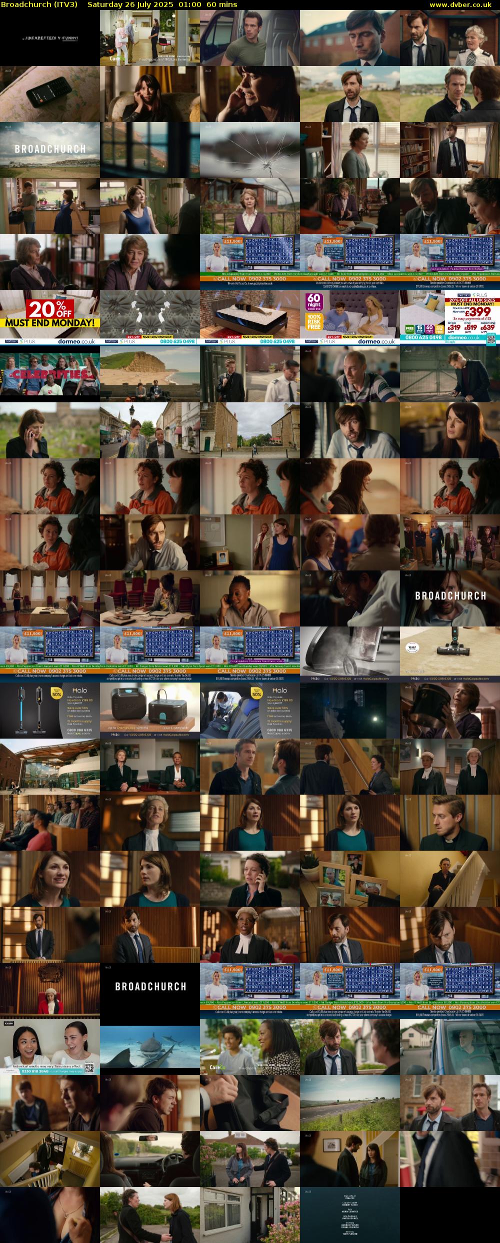 Broadchurch (ITV3) Saturday 26 July 2025 01:00 - 02:00