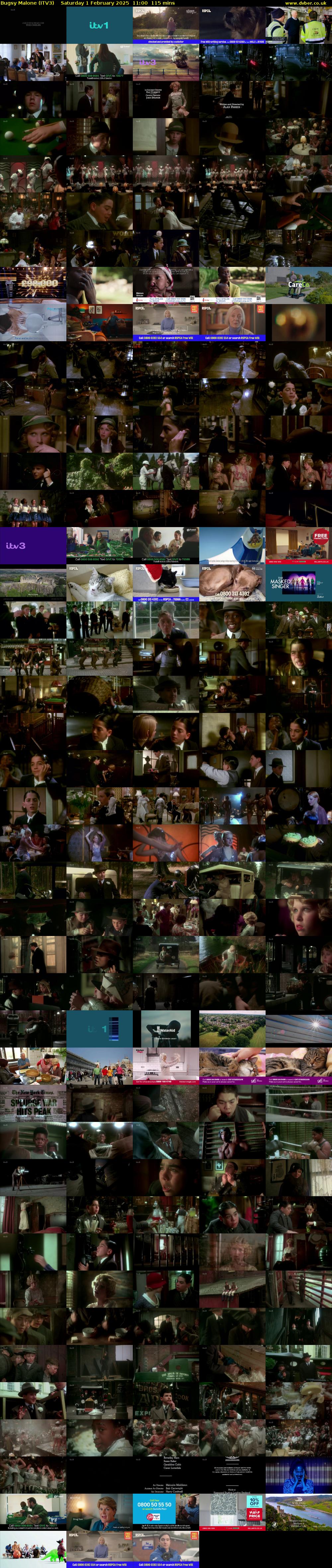 Bugsy Malone (ITV3) Saturday 1 February 2025 11:00 - 12:55