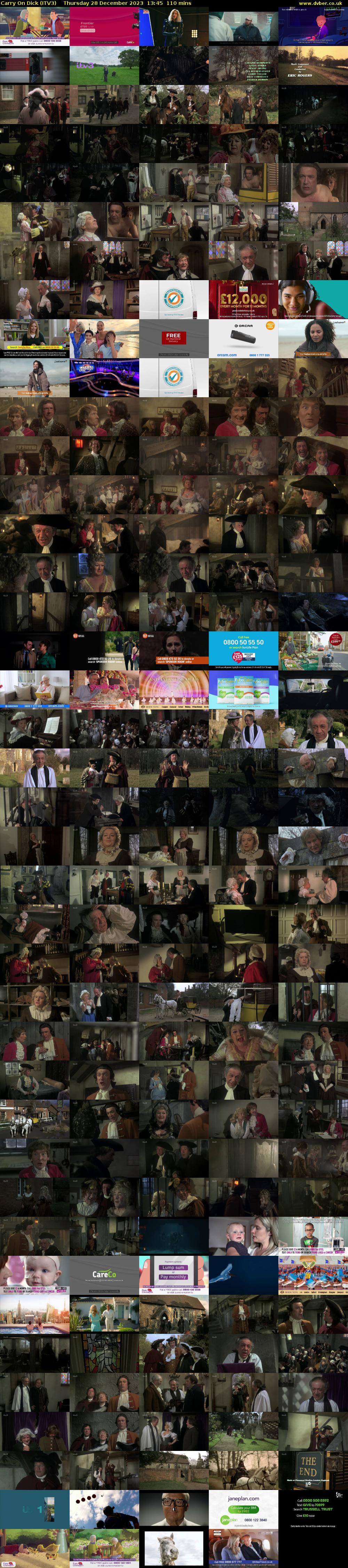 Carry On Dick (ITV3) Thursday 28 December 2023 13:45 - 15:35