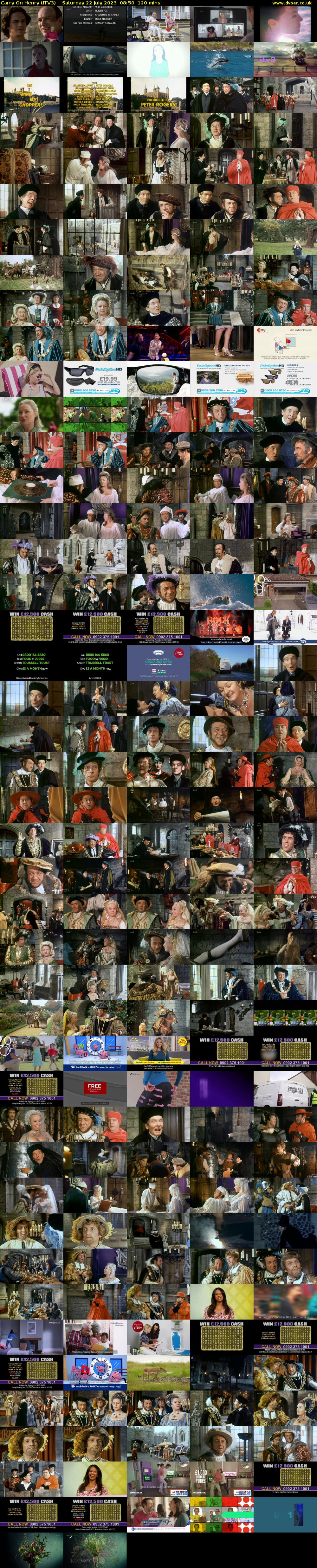 Carry On Henry (ITV3) Saturday 22 July 2023 08:50 - 10:50