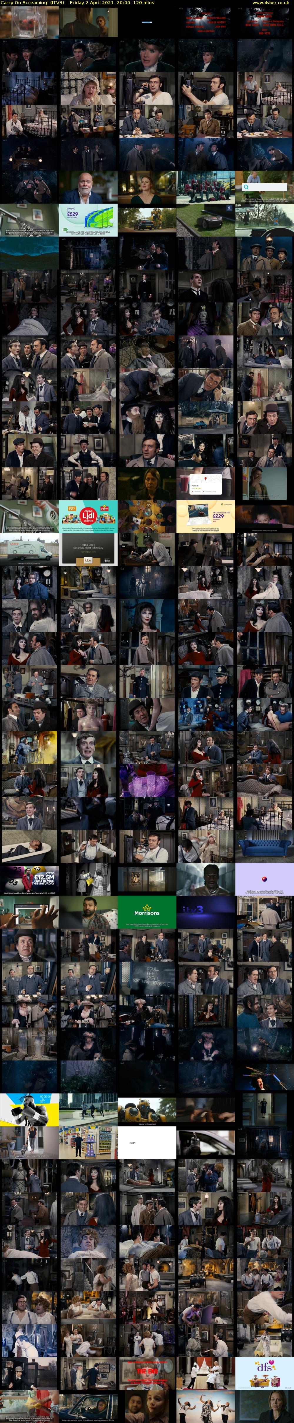 Carry On Screaming! (ITV3) Friday 2 April 2021 20:00 - 22:00