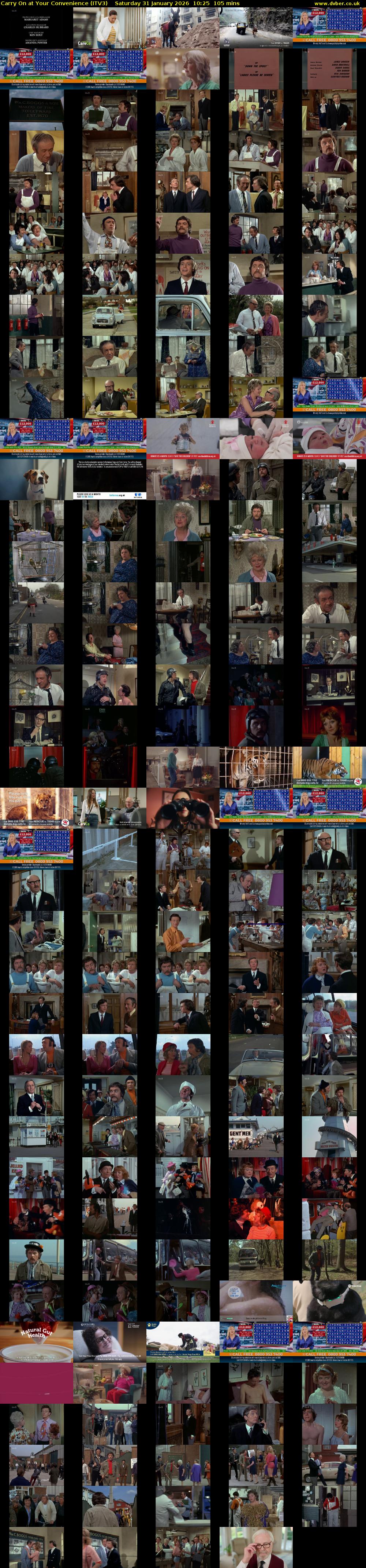 Carry On at Your Convenience (ITV3) Saturday 31 January 2026 10:25 - 12:10