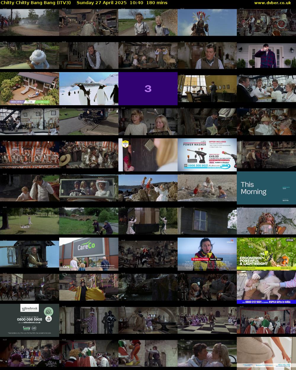 Chitty Chitty Bang Bang (ITV3) Sunday 27 April 2025 10:40 - 13:40