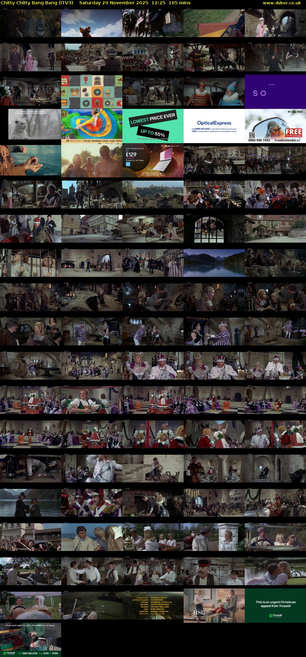 Chitty Chitty Bang Bang (ITV3) Saturday 29 November 2025 12:25 - 15:10