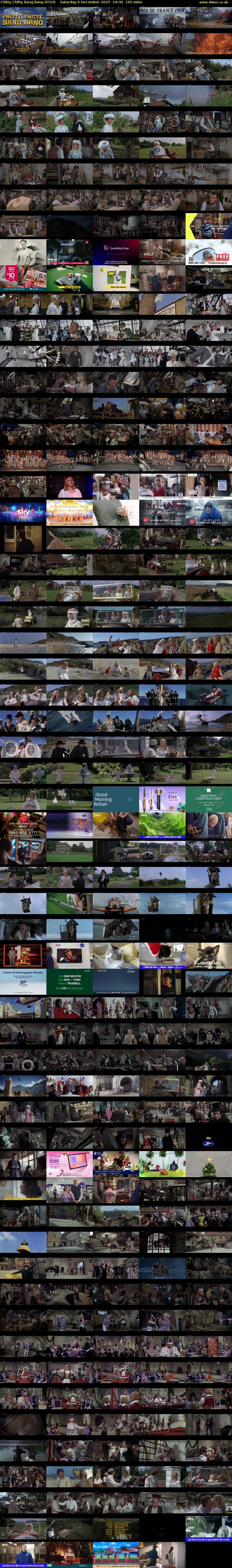 Chitty Chitty Bang Bang (ITV3) Saturday 6 December 2025 10:40 - 13:25