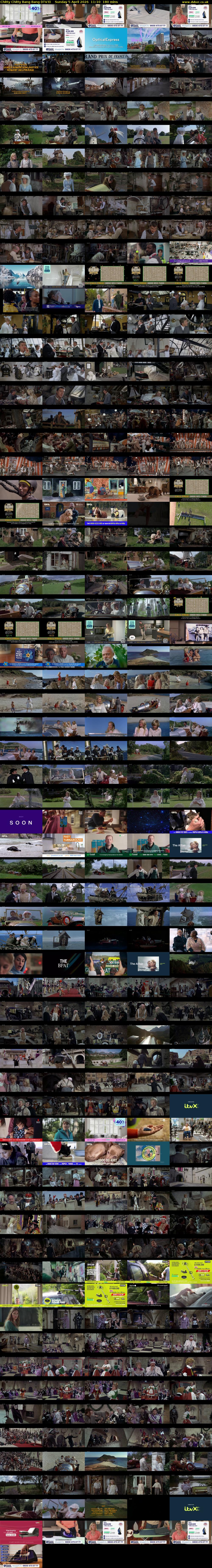Chitty Chitty Bang Bang (ITV3) Sunday 5 April 2026 11:10 - 14:10