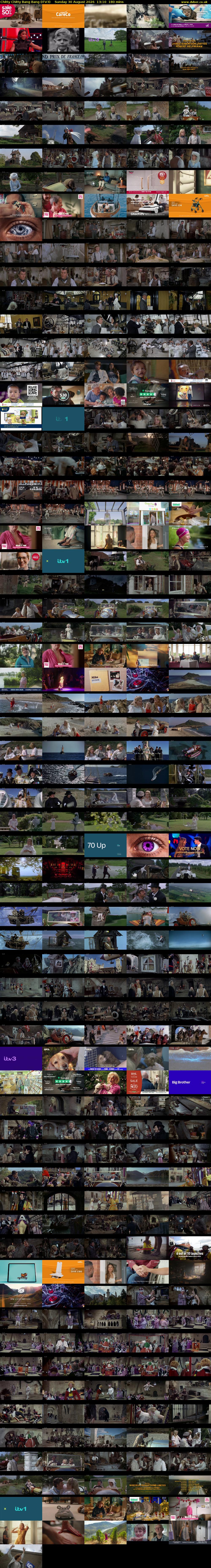 Chitty Chitty Bang Bang (ITV3) Sunday 30 August 2026 13:10 - 16:10