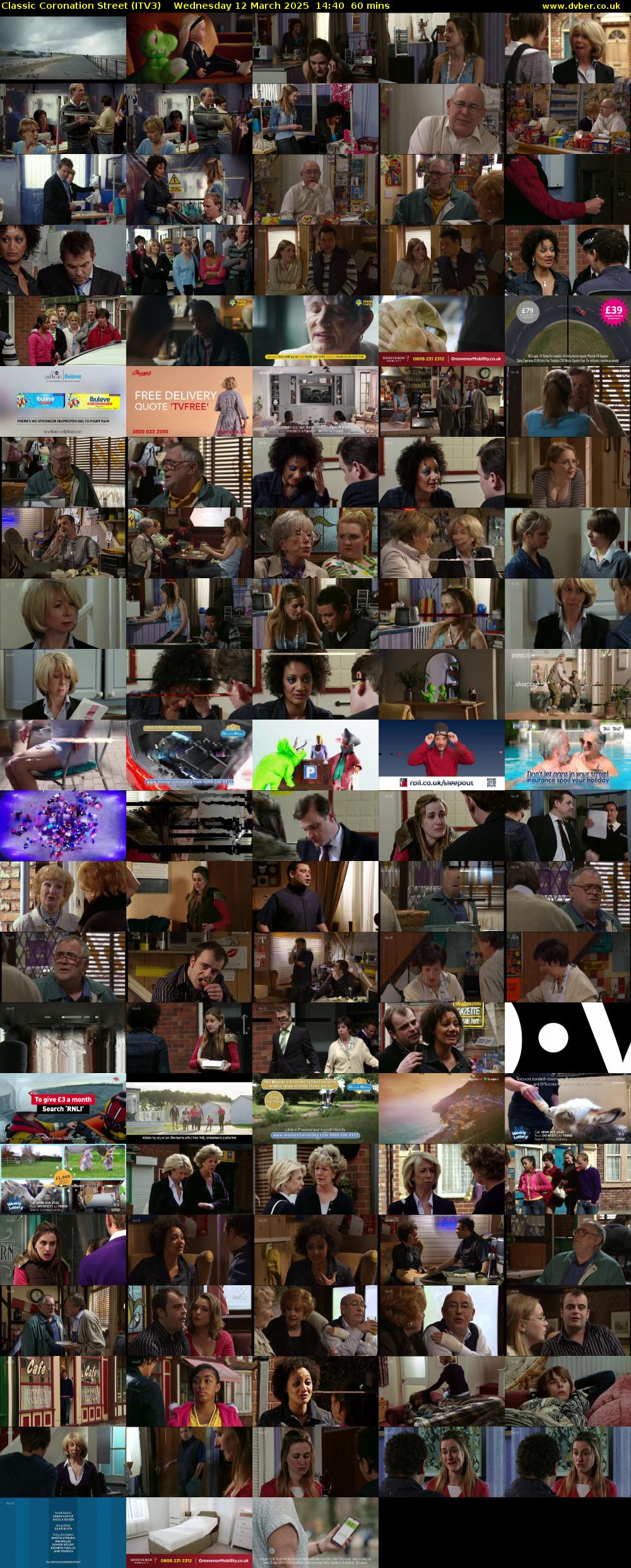 Classic Coronation Street (ITV3) Wednesday 12 March 2025 14:40 - 15:40