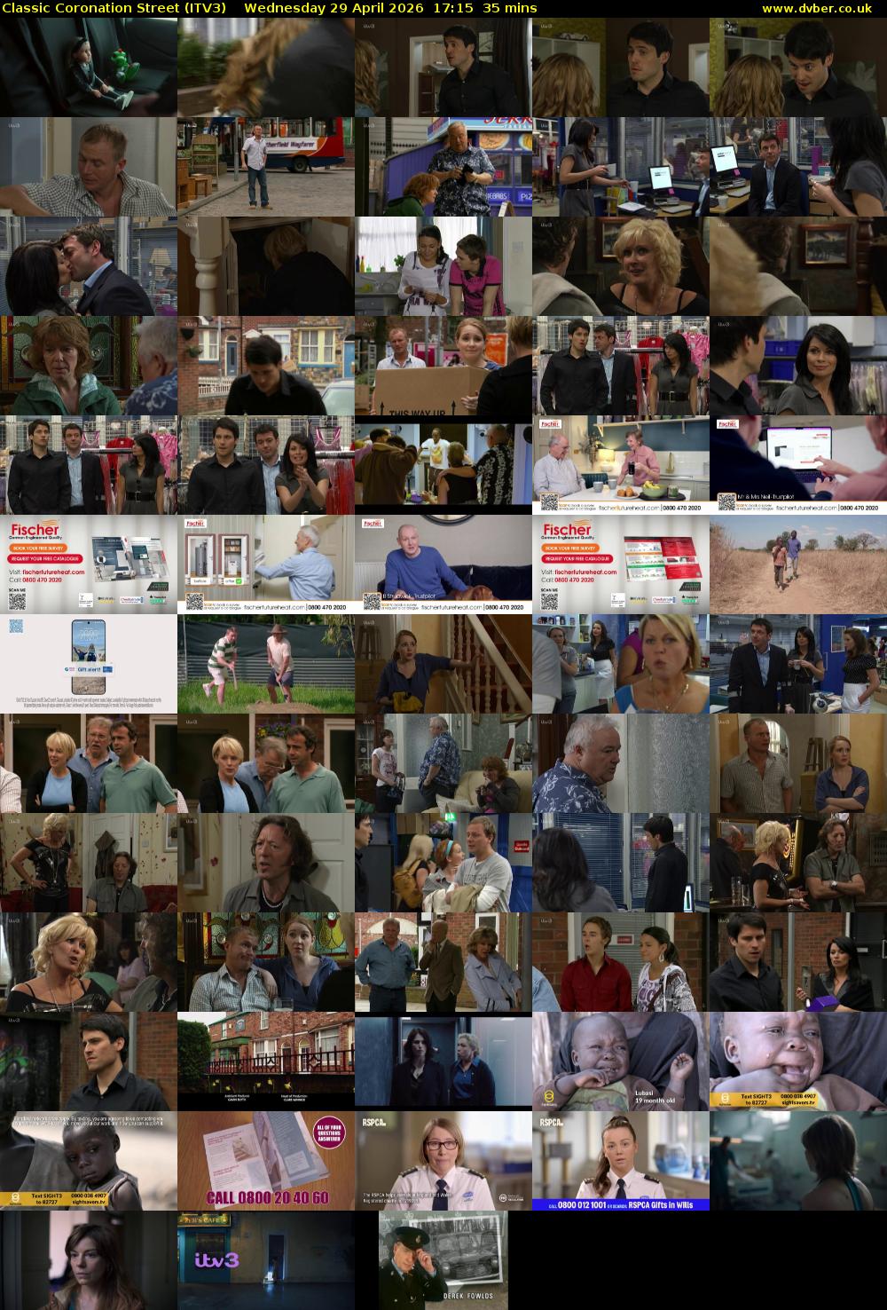 Classic Coronation Street (ITV3) Wednesday 29 April 2026 17:15 - 17:50