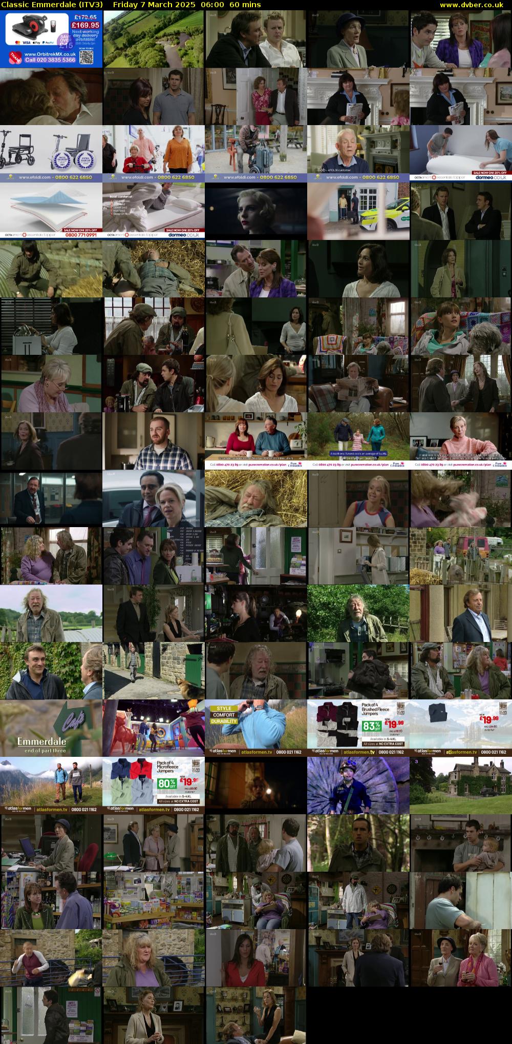 Classic Emmerdale (ITV3) Friday 7 March 2025 06:00 - 07:00