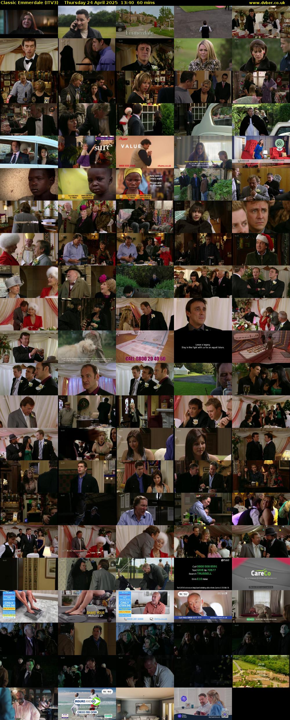 Classic Emmerdale (ITV3) Thursday 24 April 2025 13:40 - 14:40