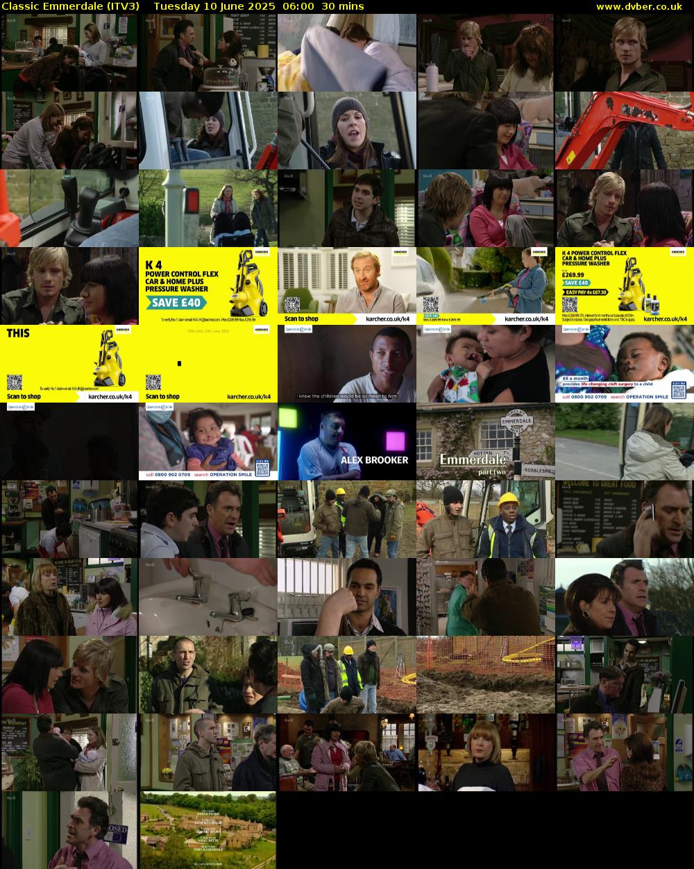 Classic Emmerdale (ITV3) Tuesday 10 June 2025 06:00 - 06:30