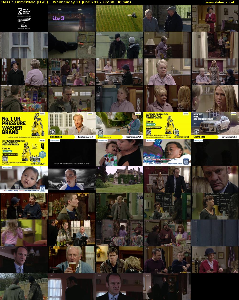 Classic Emmerdale (ITV3) Wednesday 11 June 2025 06:00 - 06:30