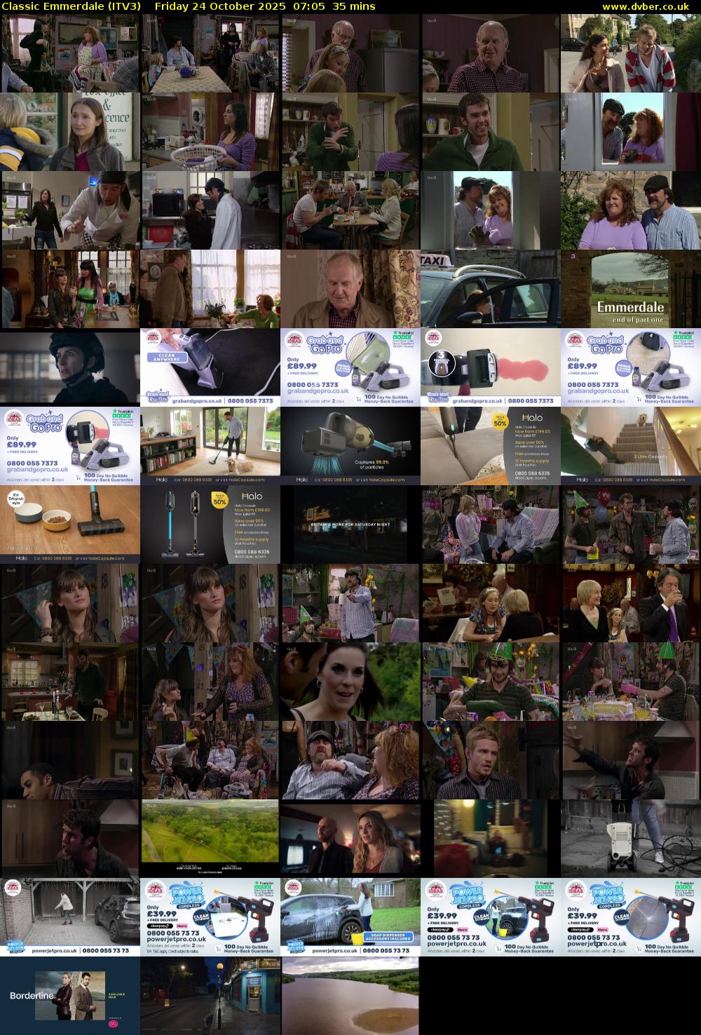 Classic Emmerdale (ITV3) Friday 24 October 2025 07:05 - 07:40