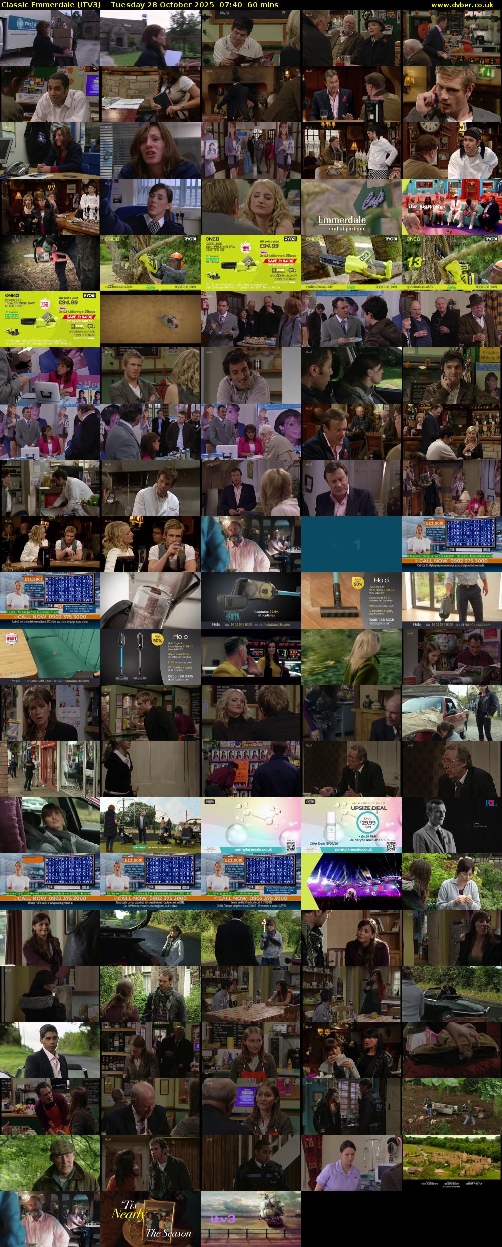 Classic Emmerdale (ITV3) Tuesday 28 October 2025 07:40 - 08:40