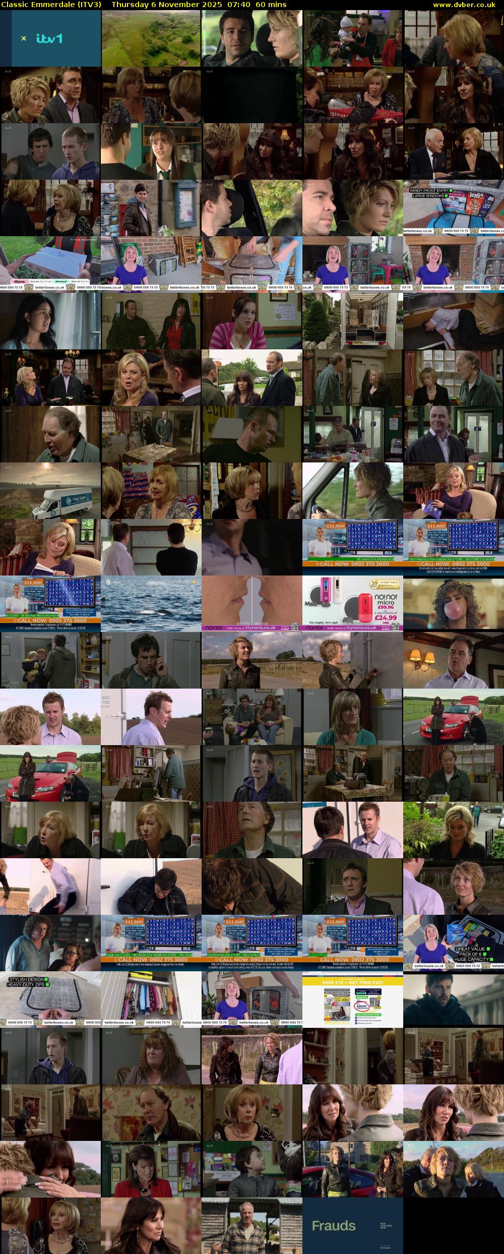 Classic Emmerdale (ITV3) Thursday 6 November 2025 07:40 - 08:40