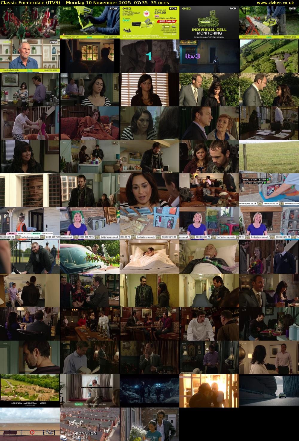 Classic Emmerdale (ITV3) Monday 10 November 2025 07:35 - 08:10