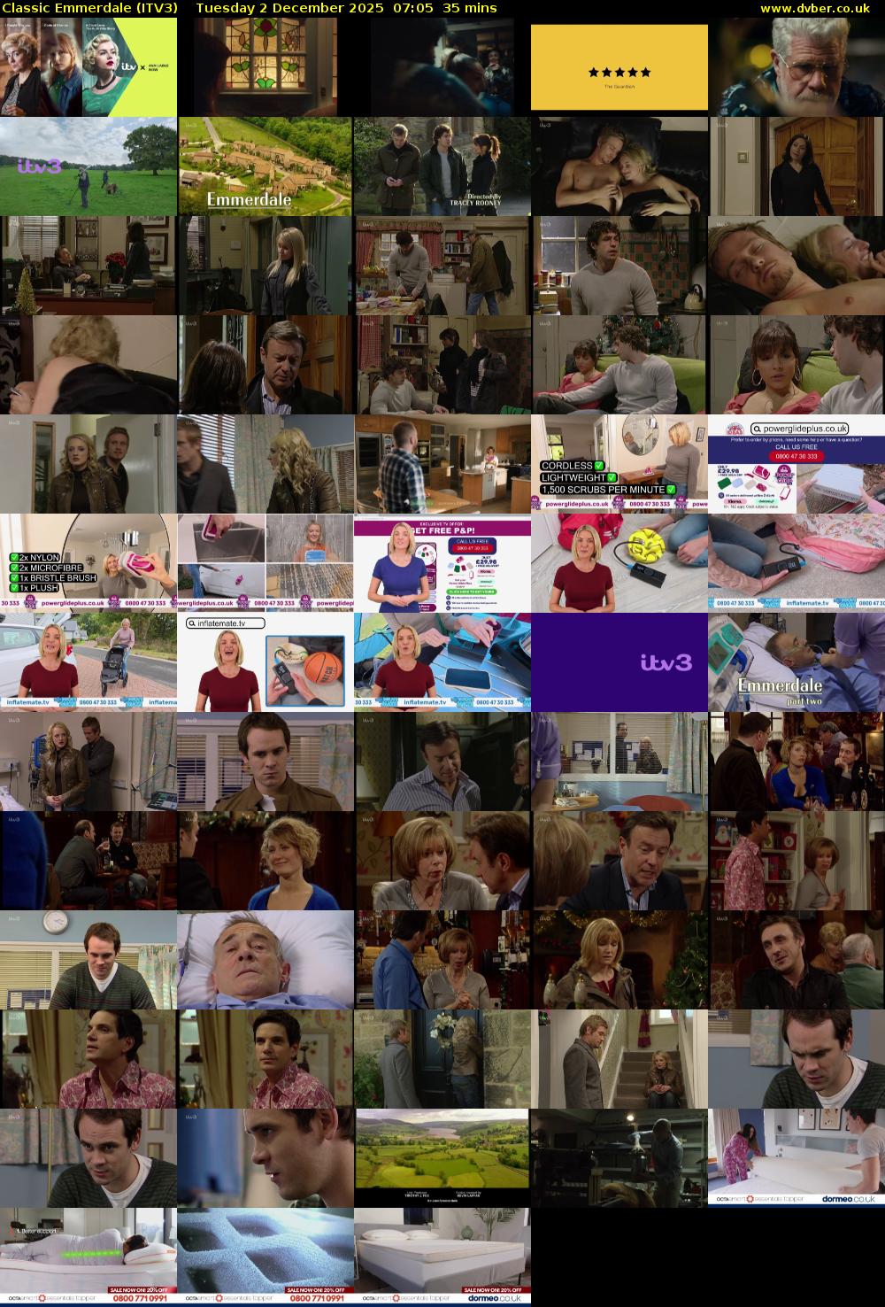 Classic Emmerdale (ITV3) Tuesday 2 December 2025 07:05 - 07:40