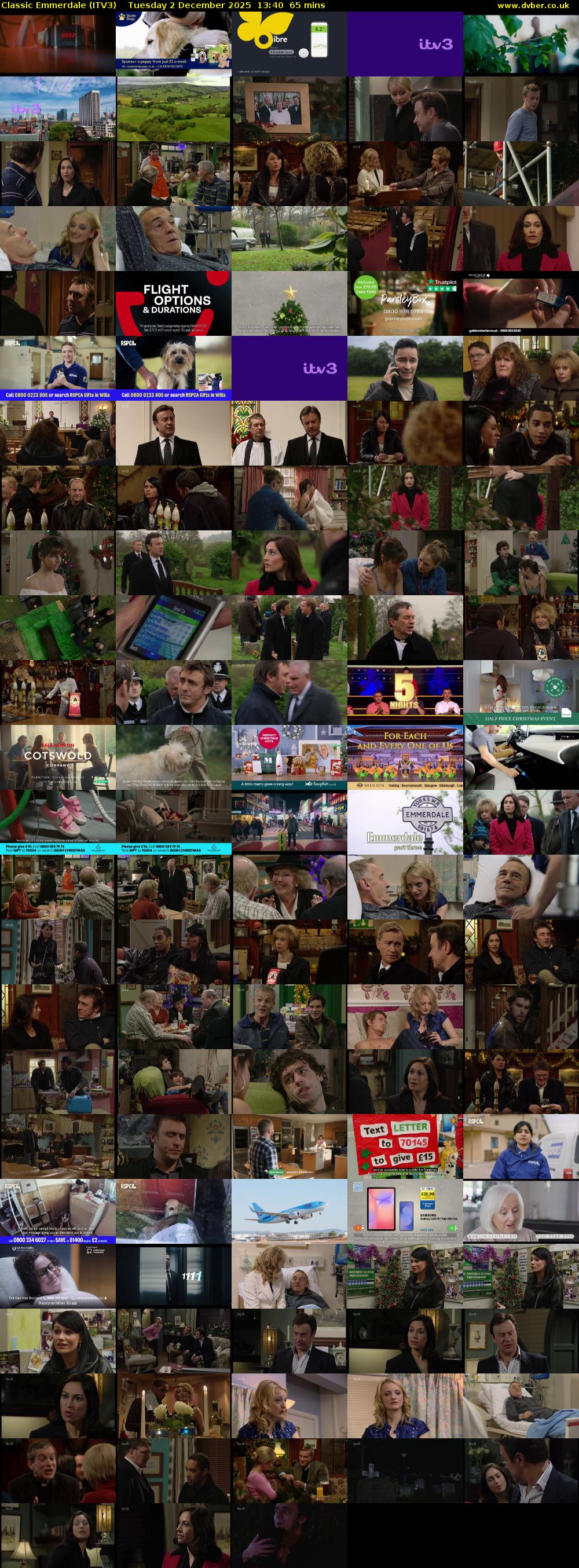 Classic Emmerdale (ITV3) Tuesday 2 December 2025 13:40 - 14:45