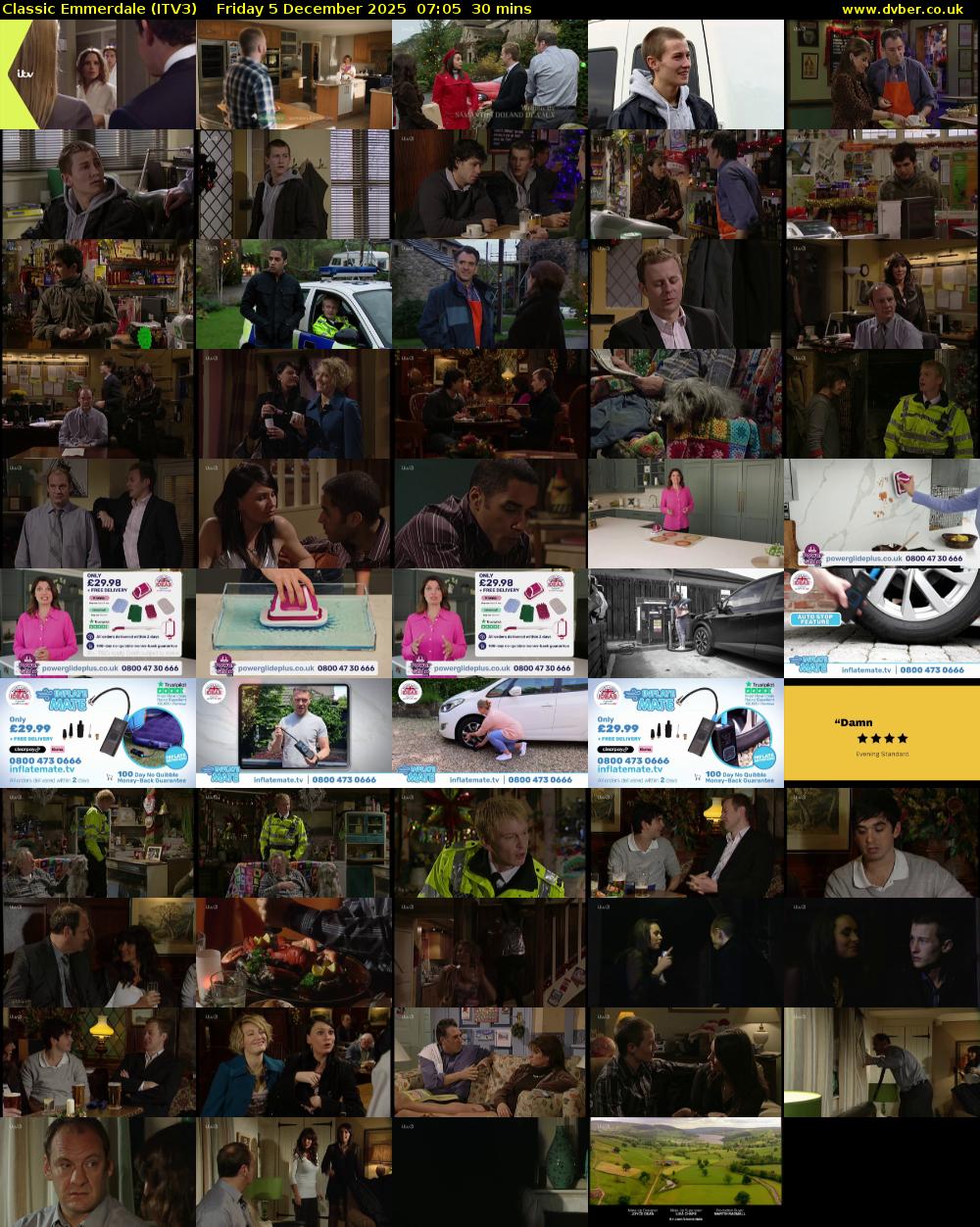 Classic Emmerdale (ITV3) Friday 5 December 2025 07:05 - 07:35