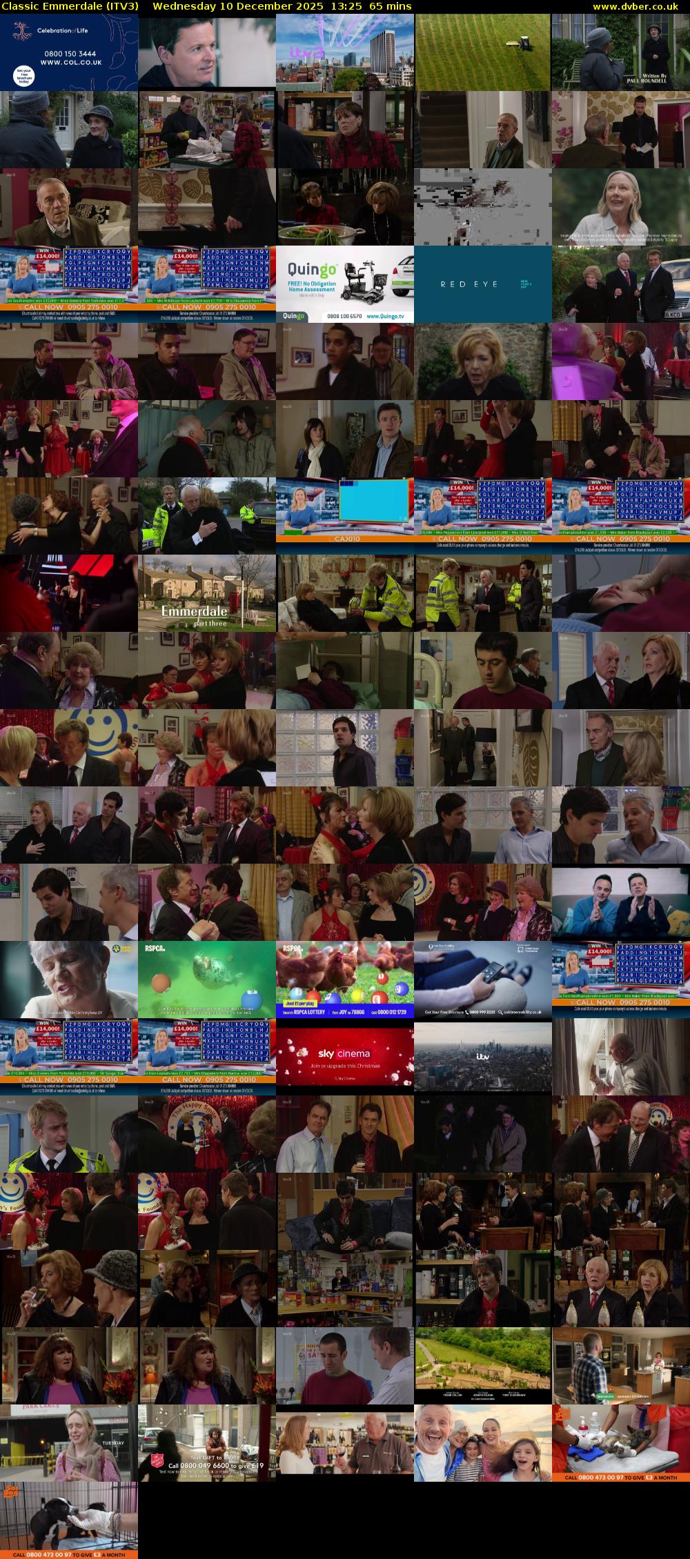 Classic Emmerdale (ITV3) Wednesday 10 December 2025 13:25 - 14:30