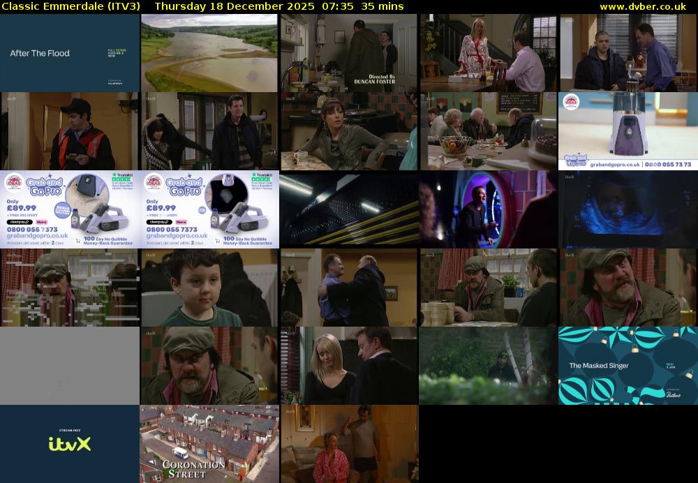 Classic Emmerdale (ITV3) Thursday 18 December 2025 07:35 - 08:10