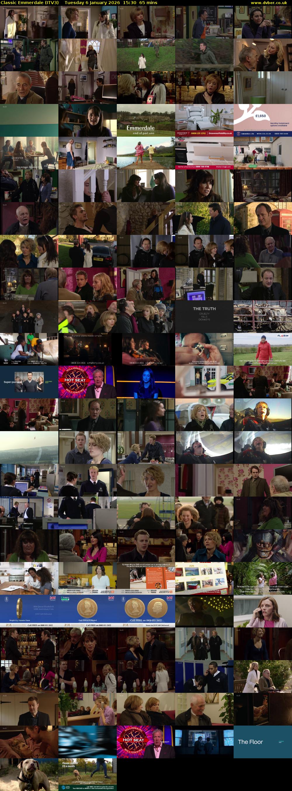 Classic Emmerdale (ITV3) Tuesday 6 January 2026 15:30 - 16:35