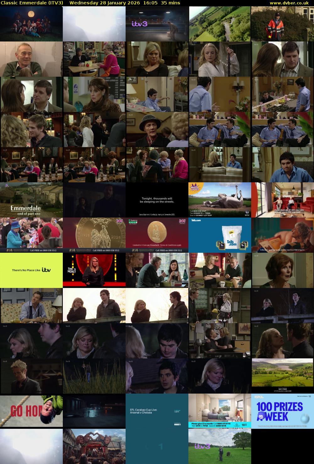 Classic Emmerdale (ITV3) Wednesday 28 January 2026 16:05 - 16:40