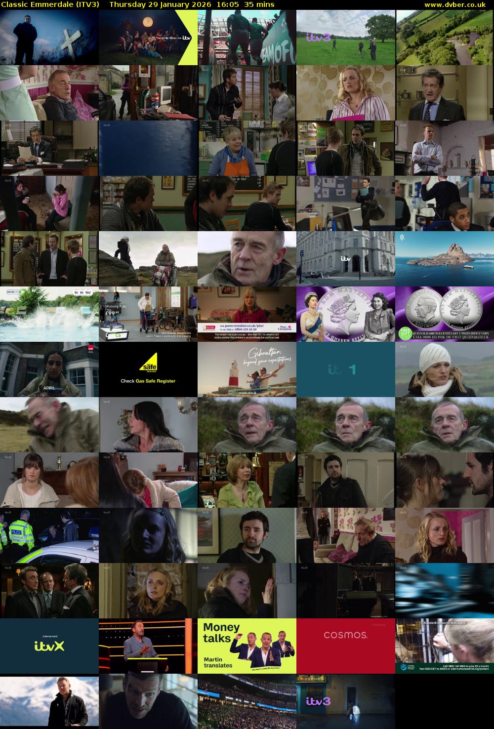 Classic Emmerdale (ITV3) Thursday 29 January 2026 16:05 - 16:40