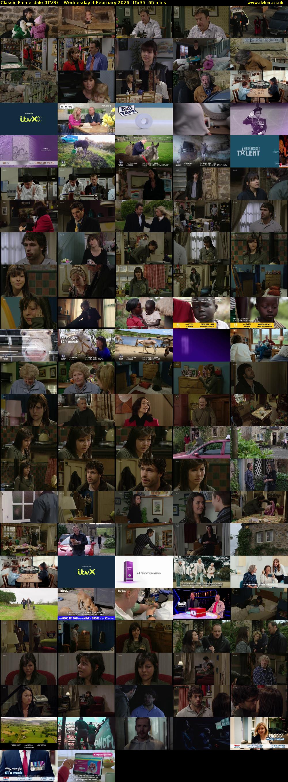 Classic Emmerdale (ITV3) Wednesday 4 February 2026 15:35 - 16:40