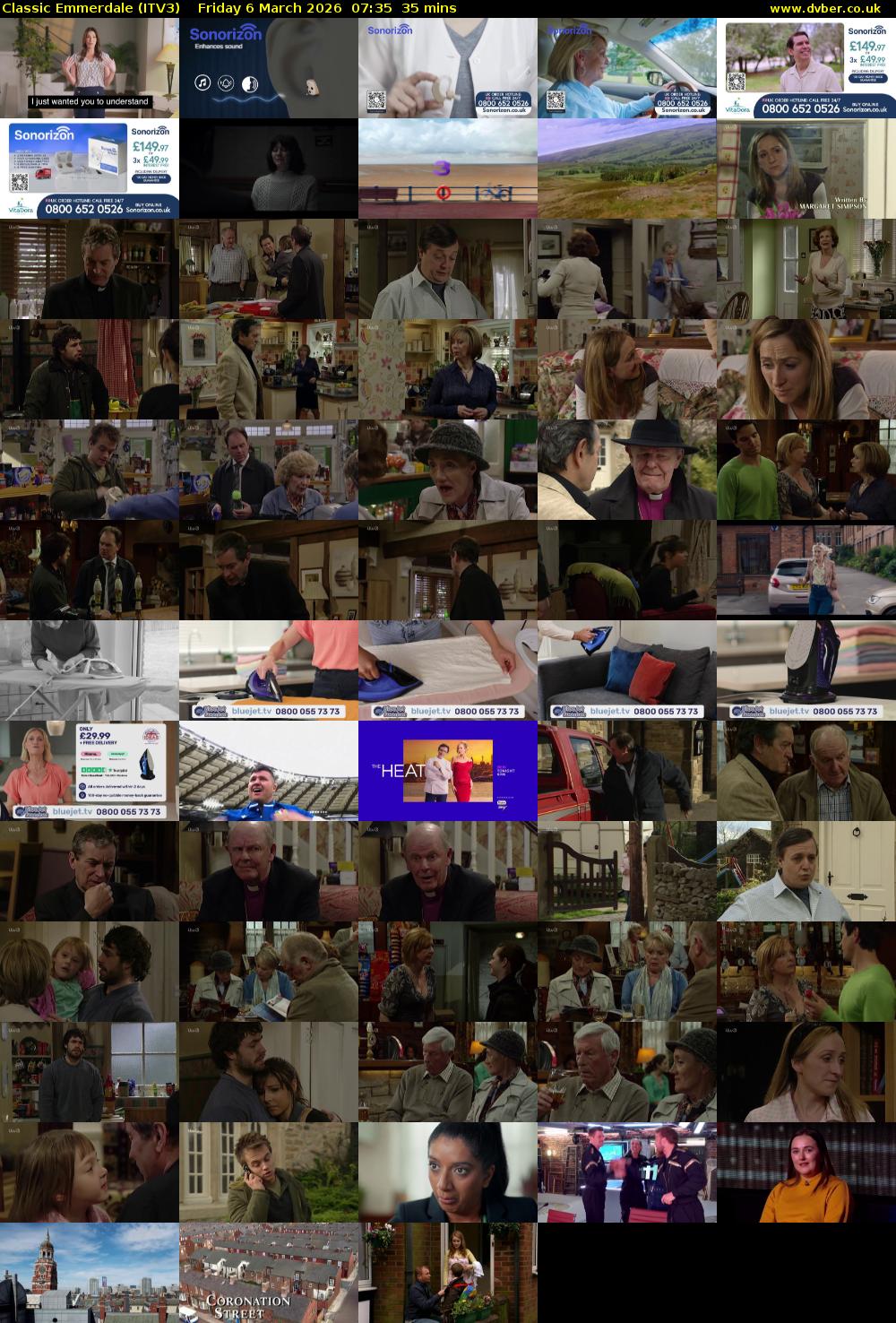 Classic Emmerdale (ITV3) Friday 6 March 2026 07:35 - 08:10