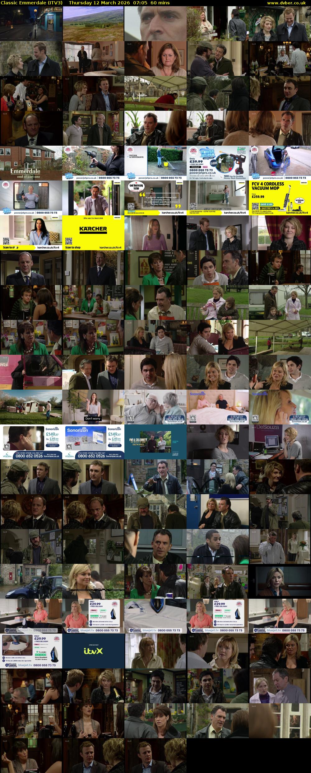 Classic Emmerdale (ITV3) Thursday 12 March 2026 07:05 - 08:05