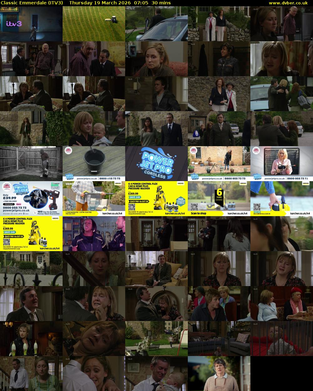 Classic Emmerdale (ITV3) Thursday 19 March 2026 07:05 - 07:35