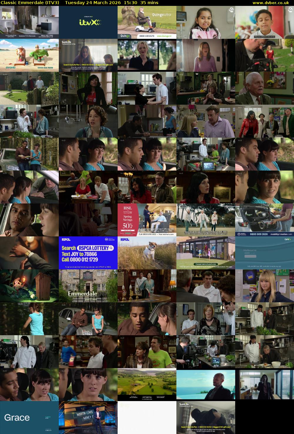 Classic Emmerdale (ITV3) Tuesday 24 March 2026 15:30 - 16:05