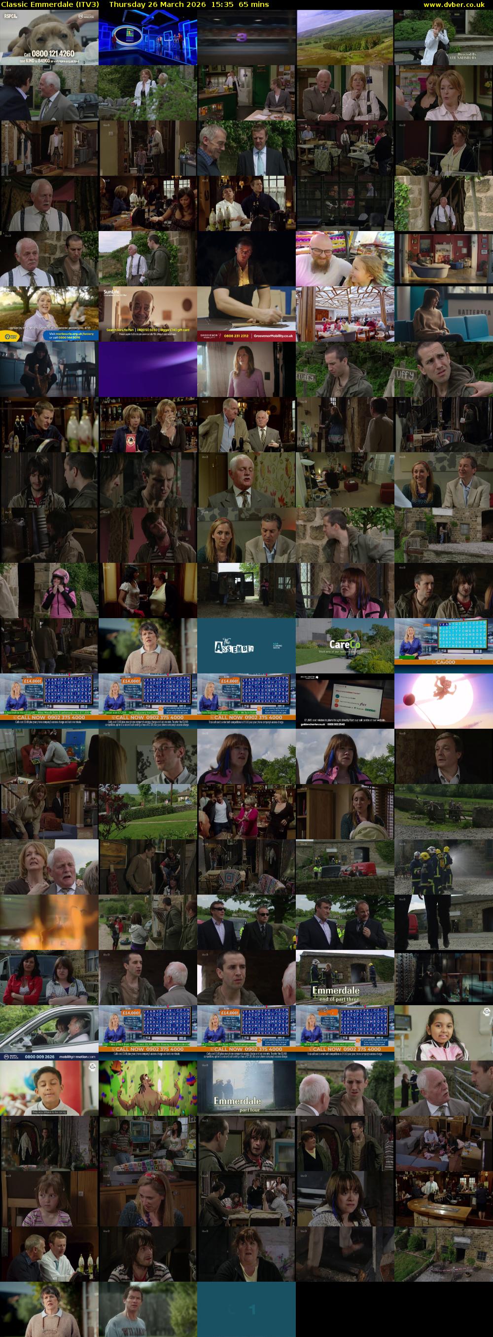 Classic Emmerdale (ITV3) Thursday 26 March 2026 15:35 - 16:40