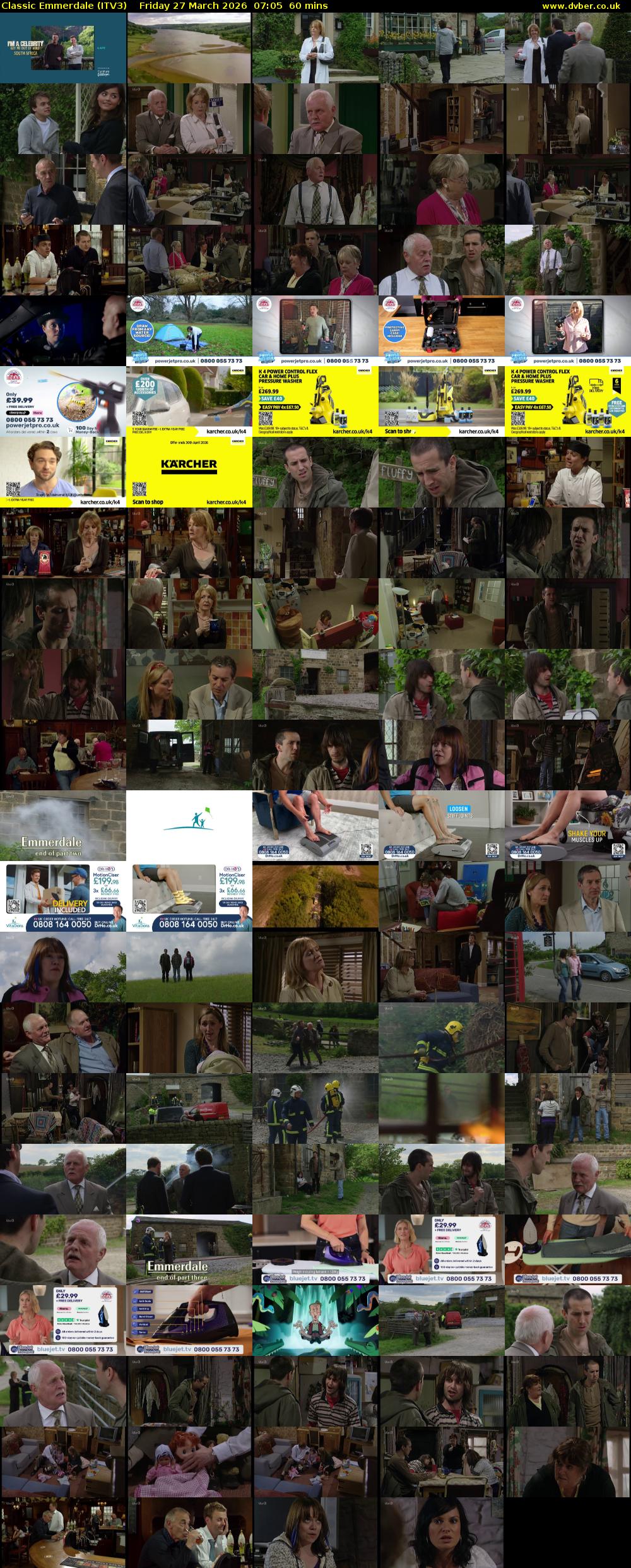 Classic Emmerdale (ITV3) Friday 27 March 2026 07:05 - 08:05