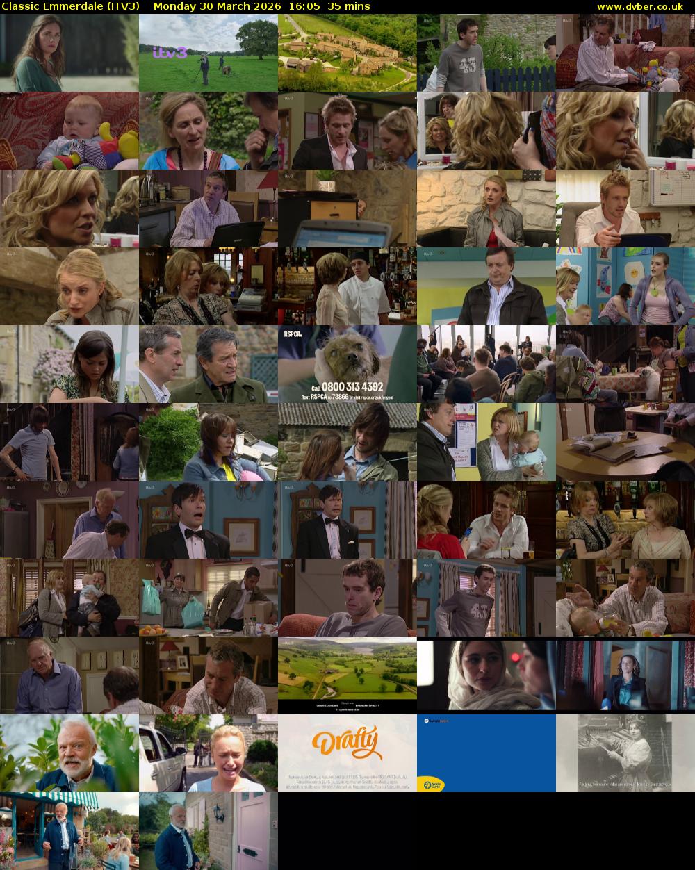 Classic Emmerdale (ITV3) Monday 30 March 2026 16:05 - 16:40