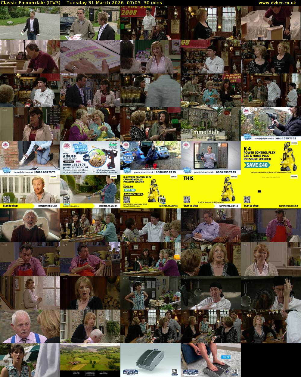 Classic Emmerdale (ITV3) Tuesday 31 March 2026 07:05 - 07:35