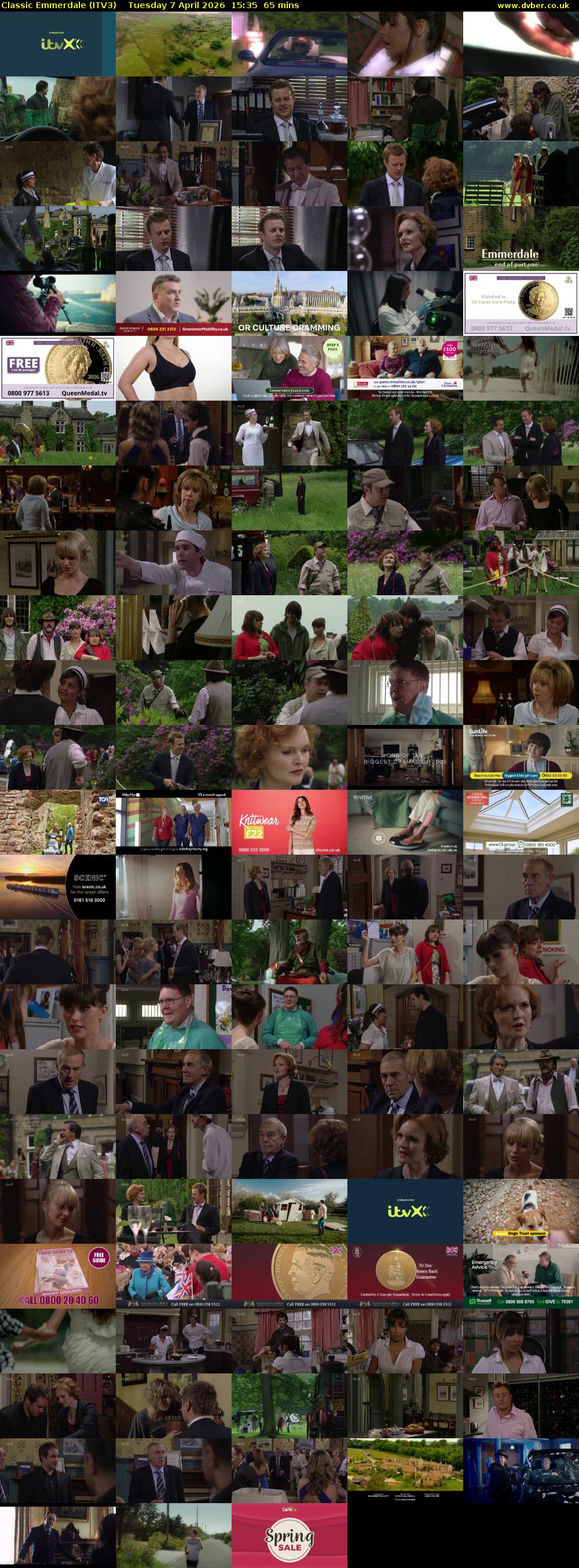 Classic Emmerdale (ITV3) Tuesday 7 April 2026 15:35 - 16:40