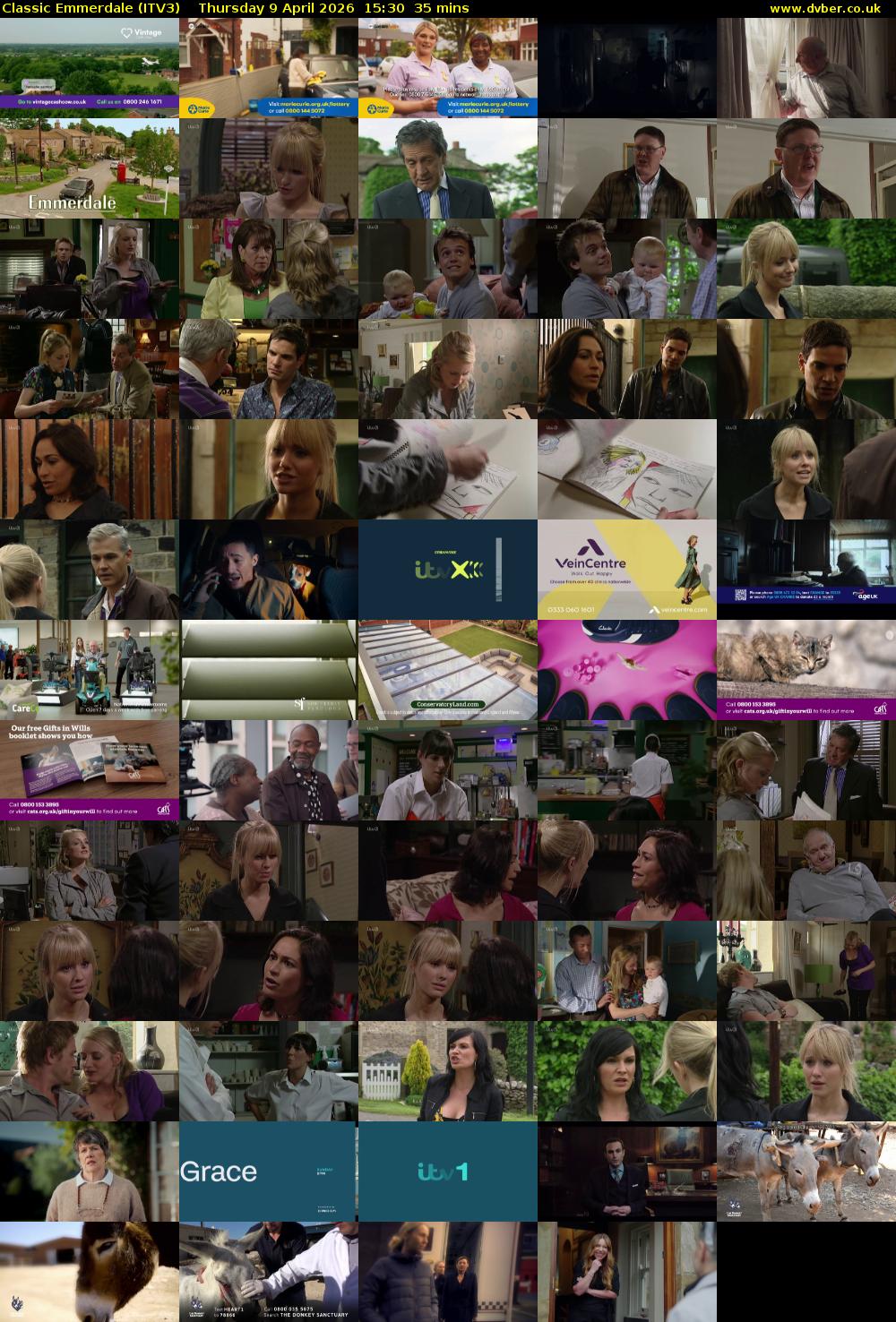 Classic Emmerdale (ITV3) Thursday 9 April 2026 15:30 - 16:05