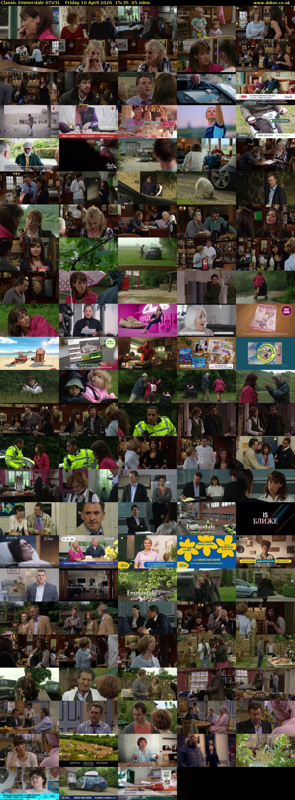 Classic Emmerdale (ITV3) Friday 10 April 2026 15:35 - 16:40