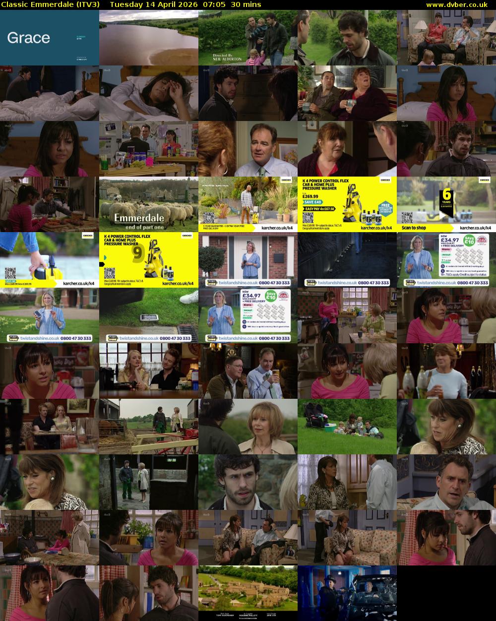 Classic Emmerdale (ITV3) Tuesday 14 April 2026 07:05 - 07:35
