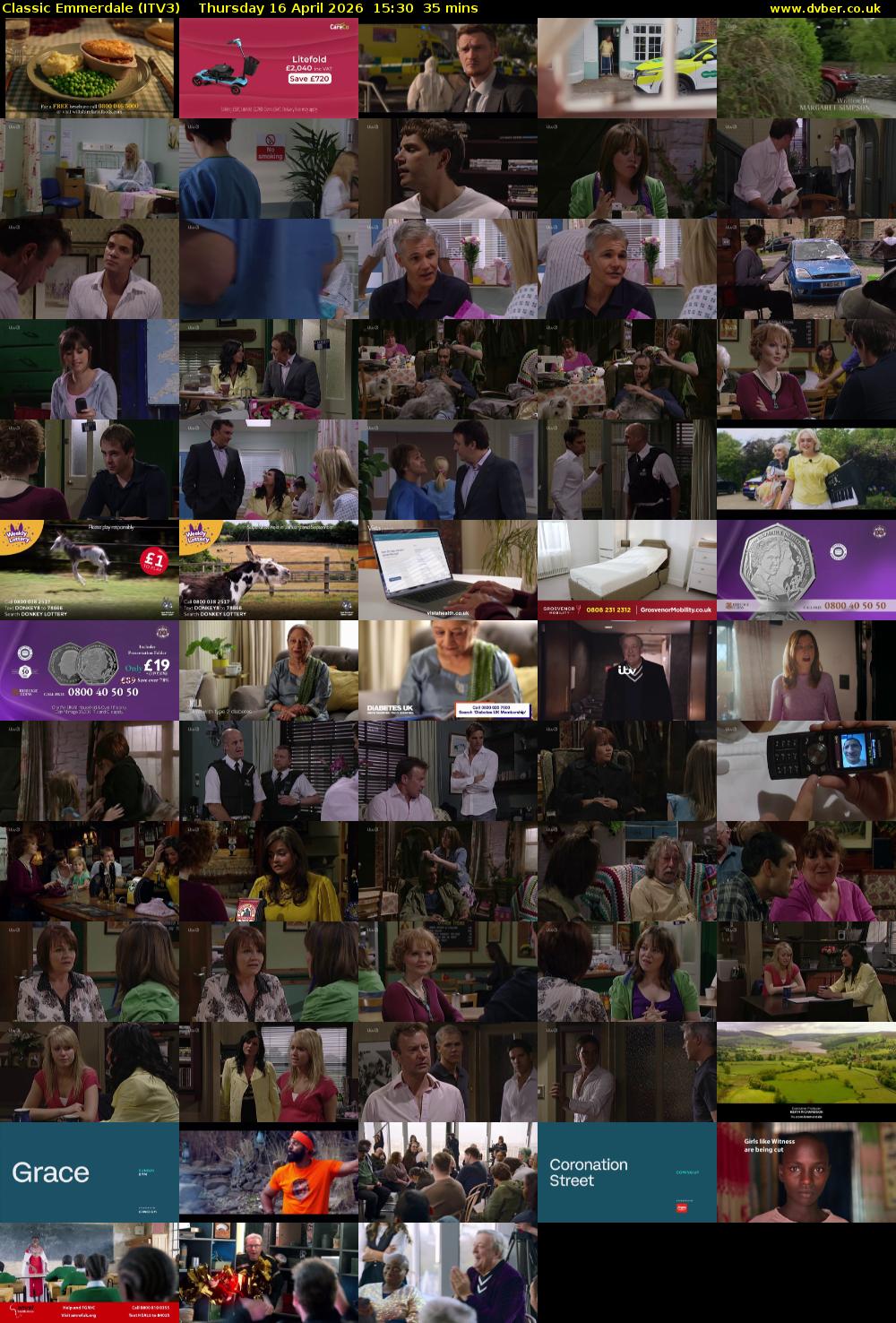 Classic Emmerdale (ITV3) Thursday 16 April 2026 15:30 - 16:05