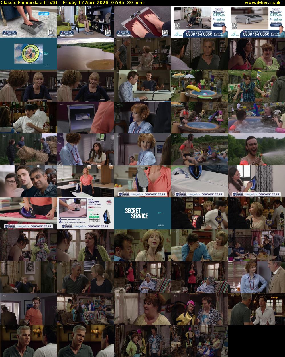 Classic Emmerdale (ITV3) Friday 17 April 2026 07:35 - 08:05