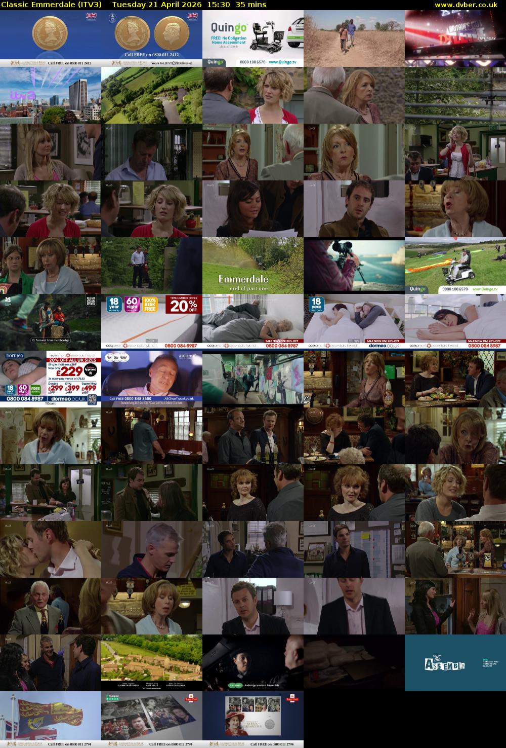 Classic Emmerdale (ITV3) Tuesday 21 April 2026 15:30 - 16:05