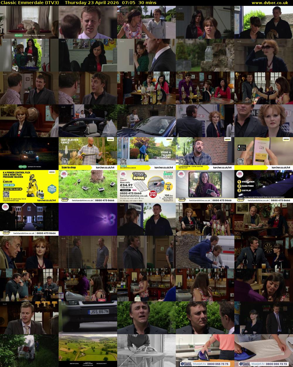 Classic Emmerdale (ITV3) Thursday 23 April 2026 07:05 - 07:35