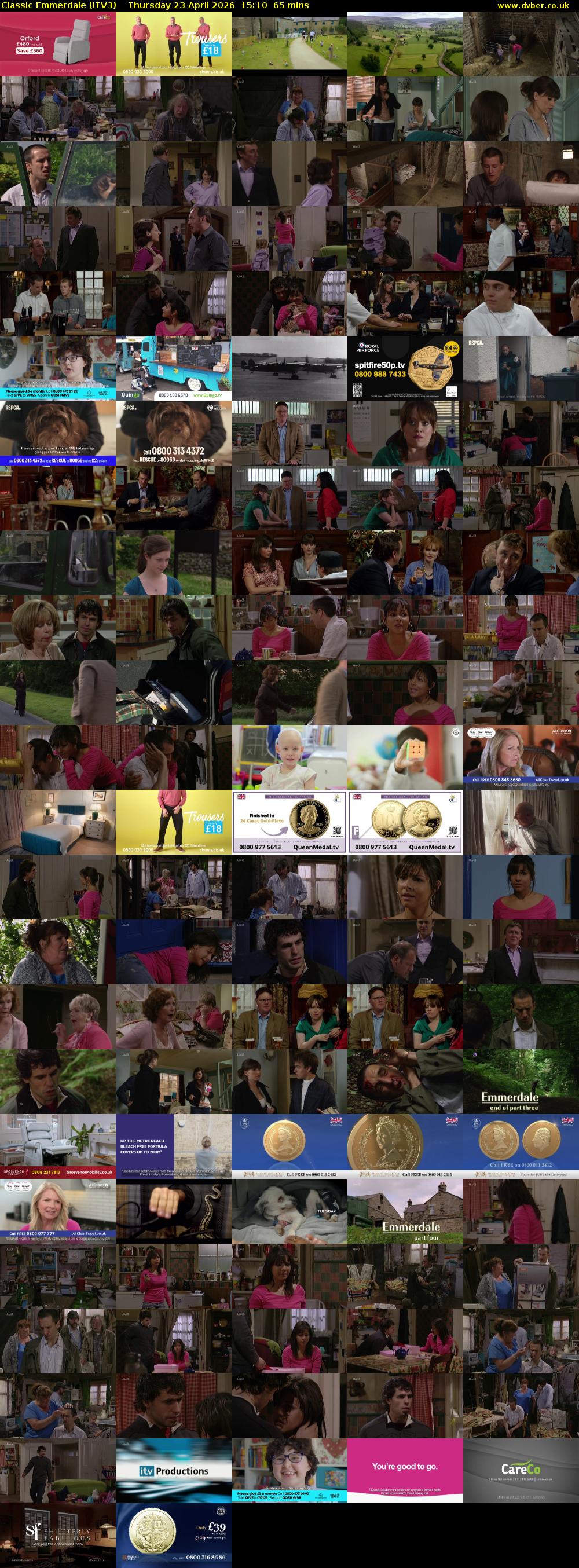 Classic Emmerdale (ITV3) Thursday 23 April 2026 15:10 - 16:15