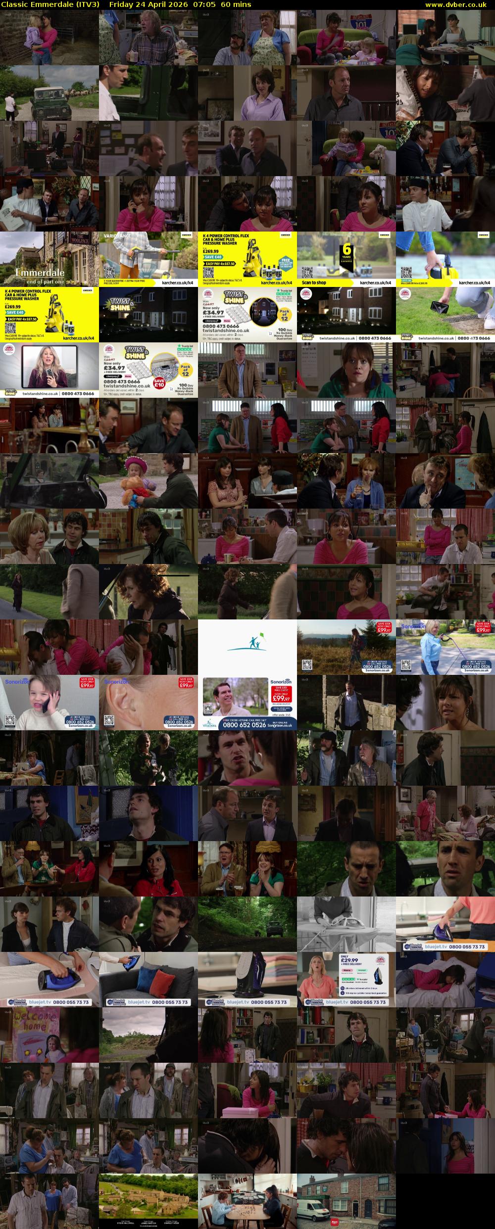 Classic Emmerdale (ITV3) Friday 24 April 2026 07:05 - 08:05