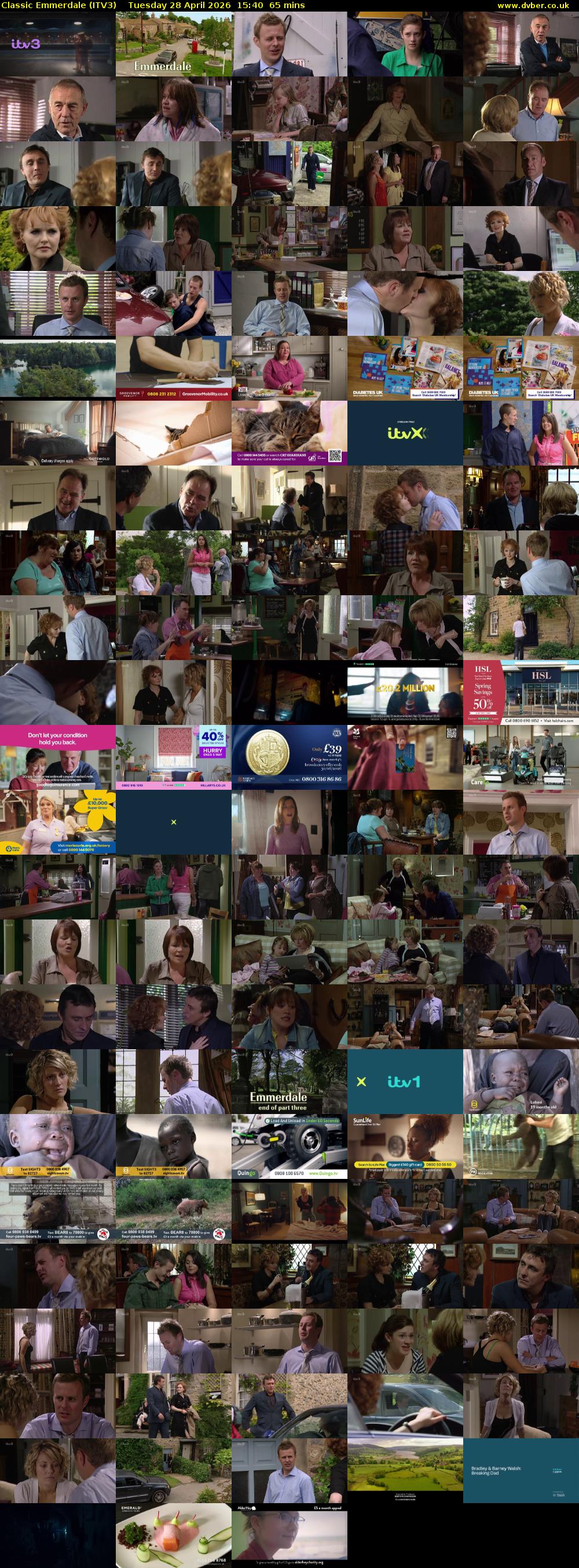 Classic Emmerdale (ITV3) Tuesday 28 April 2026 15:40 - 16:45