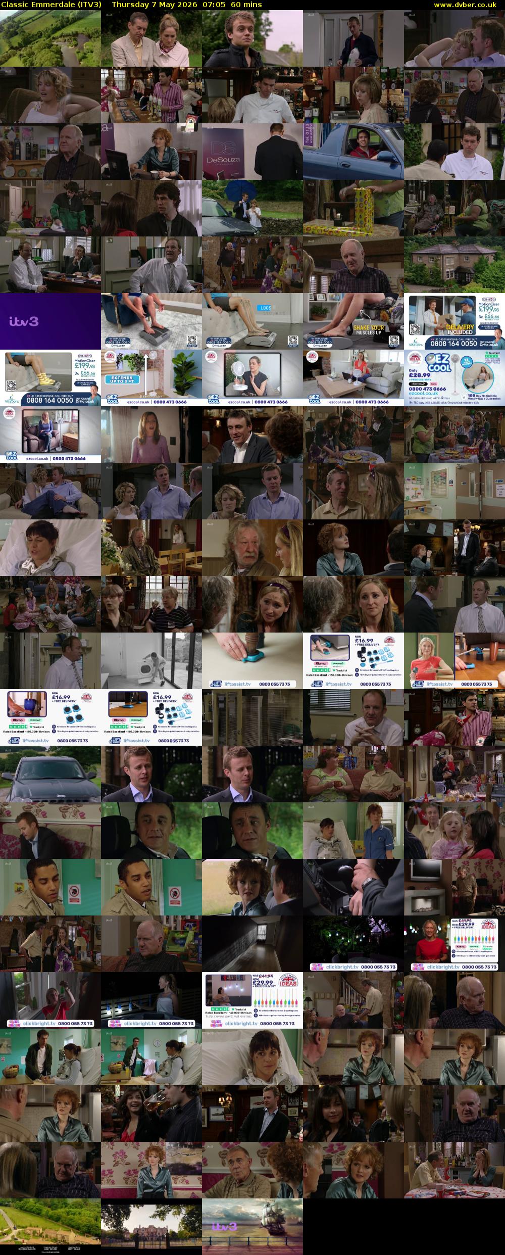 Classic Emmerdale (ITV3) Thursday 7 May 2026 07:05 - 08:05